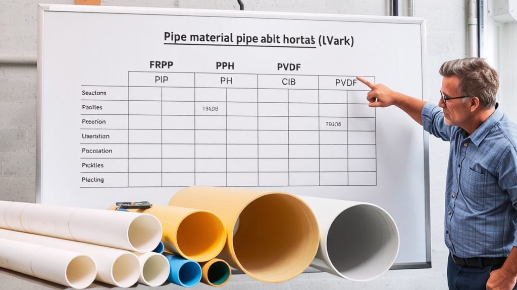 PP、FRPP、PPH和PVDF管材选型怎样比较取舍？